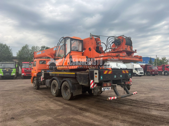 Купить КС 55713-1К-4 автокран 25т. (КАМАЗ-65115) б/у (2015г;11 738км;10 795м/ч)(5167) в компании Русбизнесавто - изображение 7