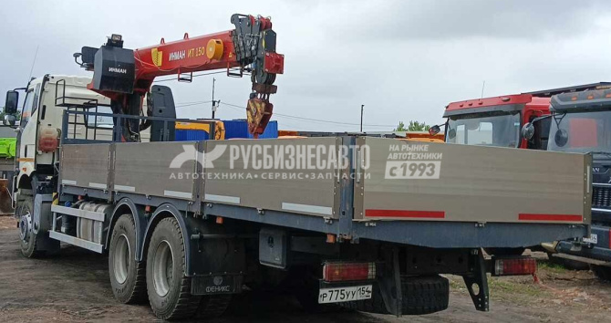 Купить КМУ FAW  78F302 (6*4, + ИНМАН ИТ-150 верх.упр. + борт сталь 8,0м.15 450 км)(0047) в компании Русбизнесавто - изображение 5