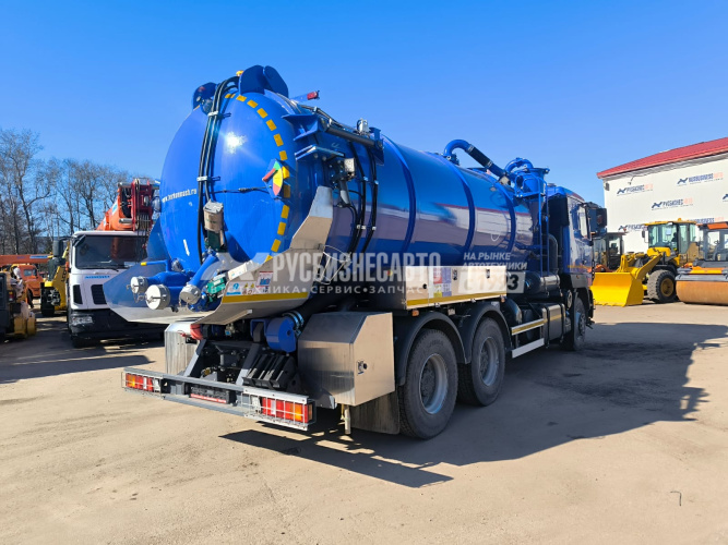 Купить ТКМ-630 (илосос МАЗ 6312С9-8575-012, 15м3+1,5м3 (ил/вода), насос 3300 м3/час, сист.гидроразмыва) в компании Русбизнесавто - изображение 4