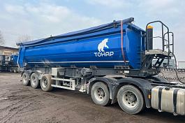 ТОНАР SH3-33 (95892) п/п самосвальный, 3-оси, V-33,  б/у (2023г.)(3291)не продажный
