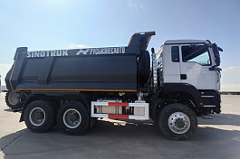 Самосвал HOWO T5G 6x6 ( ZZ3407V395GE1 ) / 5.2*2.3*1.5 / 18 м3 / наклон 