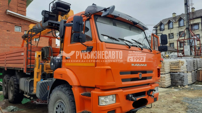 Купить КМУ КАМАЗ 43118-23027-50 + SOOSAN SCS866LS+бур 400мм.+борт ст.6.2м. б/у (2021г., 7 000 км., 250 м/ч) в компании Русбизнесавто - изображение 0