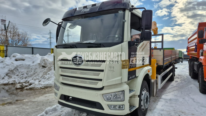 Купить КМУ FAW J6L (4*2, 320л.с., Евро-5) + SOOSAN SCS746L верх.упр. + борт алюминий 7,6м. АМ в компании Русбизнесавто - изображение 7