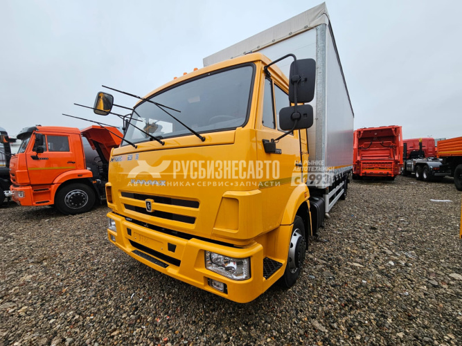 Купить КАМАЗ 4388-010-69 Бортовой автомобиль с каркасом и сдвижными шторами 8500*2550*2850 ммна базе 4308 в компании Русбизнесавто - изображение 9