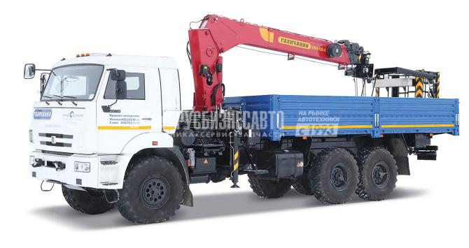 Купить КМУ КАМАЗ 43118-73094-50(Евро-5)+КМУ Галич КМУ-150+борт ст.6.2м.+серт.корз. с ДУ (без спальника) КЦК в компании Русбизнесавто - изображение 1