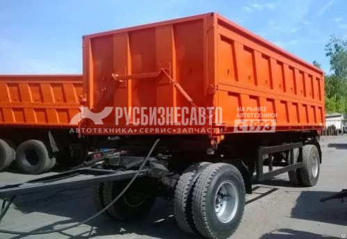 Купить ПЛАНЕТА 852900 прицеп самосвальный 2-х осный + тент+намат.устр-во+балкон в компании Русбизнесавто - изображение 1