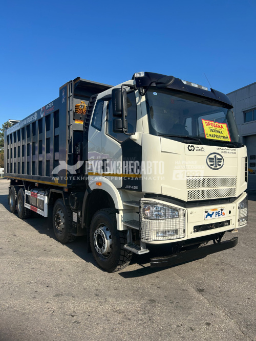 Купить Самосвал FAW J6 (8х4) б/у (2023 г., 74 619 км., П -образный) (0950) Новая резина в компании Русбизнесавто - изображение 0