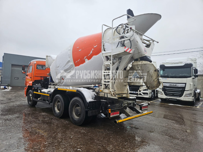 Купить Автобетоносмеситель 5814Z9 на шасси КАМАЗ 6520 6х4 б/у (2022 г., 4 256 км., 137 м.ч.)(1064) в компании Русбизнесавто - изображение 5