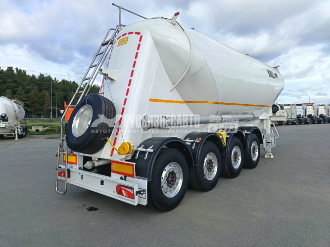 Купить ППЦ материаловоз (цемент, мука, комбикорм)  BULL (32 м3, 4 оси SAF, WABCO, компр. 12м3/мин) в компании Русбизнесавто - изображение 0