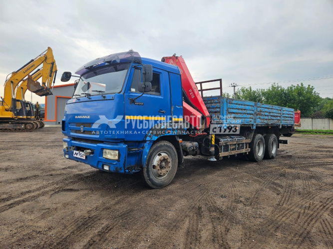 Купить КМУ КАМАЗ 65117 (Евро-4) +FASSI F215+ борт сталь 6,8м. б/у (2017г. пробег 313 411 км.) (0176) в компании Русбизнесавто - изображение 7