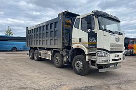 Самосвал FAW J6 (8х4) б/у (2023 г., 12 453 км)(7518)