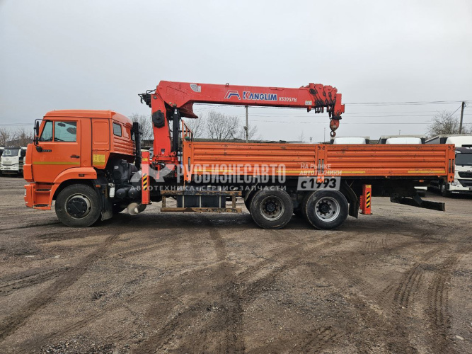 Купить КМУ КАМАЗ 65115 (Евро-5) KANGLIM KS2057H верх.упр. борт 6,2м.б\у (2022 г.в. 45 472 км 3007мч)(0520) в компании Русбизнесавто - изображение 6