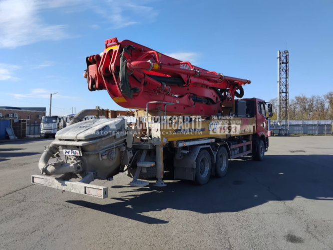 Купить Автобетононасос Sany SY37 RZ-5 160, 6x4 б/у (2023 г., 30 026 км, 2 272 м/ч)(0106) в компании Русбизнесавто - изображение 9