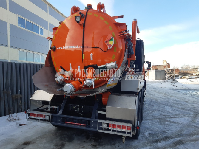 Купить ТКМ-620 (илосос КАМАЗ-65115, 10+1,5 м3, насос JUROP PVT-400 2600м3/час, сист. гидроразмыва) в компании Русбизнесавто - изображение 12