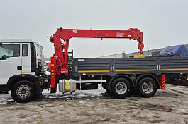 КМУ HOWO T5G (6*4, 330л.с., Евро-5) + HANGLIM KS2056SM верх.упр. + борт сталь 6,6м. СПМ