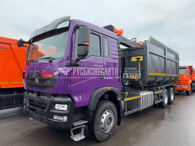 Купить КМУ Ломовоз HOWO T5G ZZ1257V534GE1 (6*4, 400л.с., кузов Half-Pipe 32 куб., Р97-04М, захват ГЛ-6М в компании Русбизнесавто - изображение 4