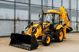 Экскаватор-погрузчик ACE TLB100 Phantom c телескопической рукоятью (кондиционер, двигатель Perkins)