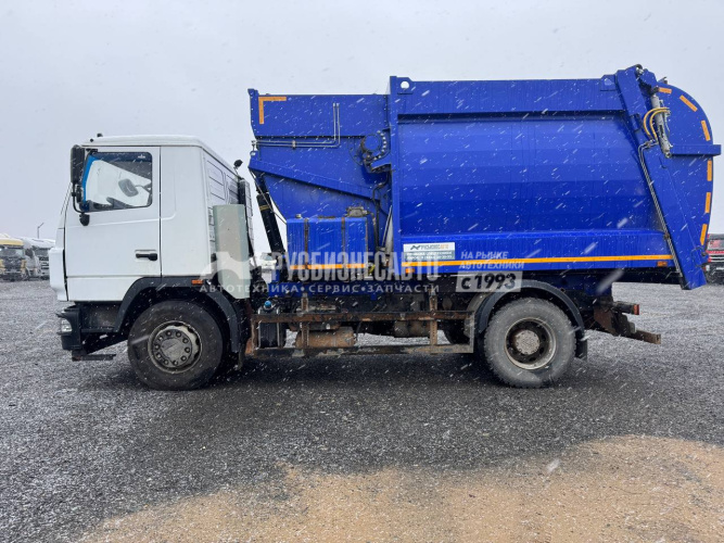 Купить Мусоровоз МБ18-М53-01 МАЗ 534025-585-013 бок.загр. 18м3, б/у (2022 г. 57 302 км)(4040)-Сбер комиссия в компании Русбизнесавто - изображение 7
