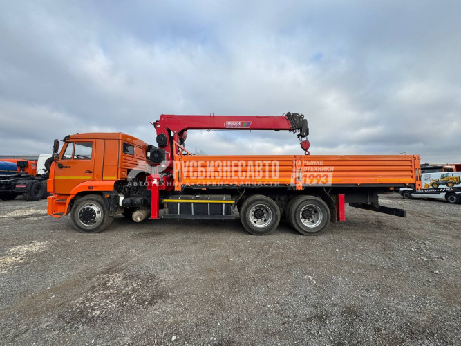 Купить КМУ КАМАЗ 65115 (Евро-5) + HRS 206 + борт сталь 6,8м б/у (2023 г.в. 2 444 км.)(0039) в компании Русбизнесавто - изображение 4