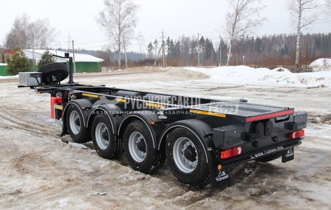 Купить ТОНАР К4-20 (9988) П/п-контейнеровоз, 20", 20"Танк, ДОПОГ, ССУ 1150 в компании Русбизнесавто - изображение 1