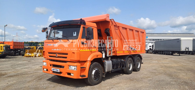 Купить КАМАЗ 6520-53 самосвал б/у (2022 г., 44 781км.)(9787) - новая резина зад. ось. в компании Русбизнесавто - изображение 4