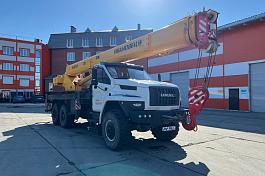 Автокран Ивановец КС-45717K-2 на шасси УРАЛ 6х6 б/у (2022г.;22 007км;872 м/ч)(0106)