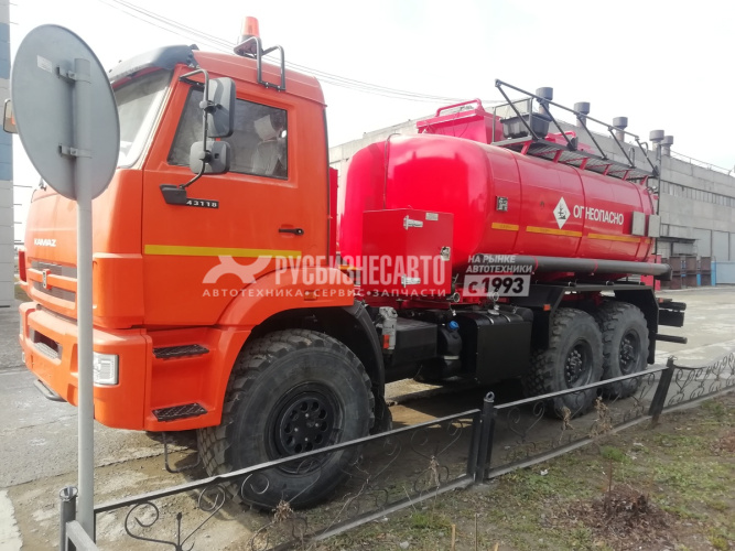 Купить АТЗ-11 КАМАЗ-43118 (11м3, 2 отс., насос СВН-80А, УВТ - ППО-25, мод.7074А4-50) в компании Русбизнесавто - изображение 2