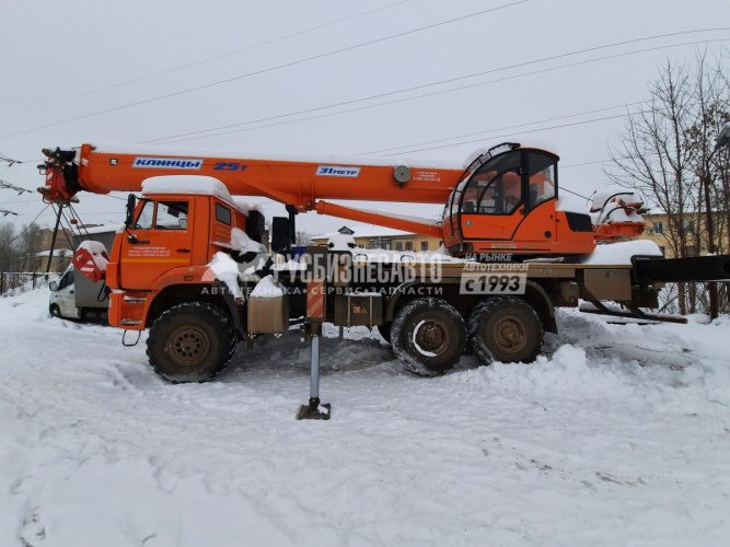Купить КС 55713-5К-4 автокран 25т. (КАМАЗ-43118) ОВОИД б/у (2021г., 6165 км., 516 м/ч.) в компании Русбизнесавто - изображение 0
