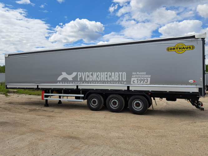 Купить Полуприцеп штора ворота борт ORTHAUS, п/о, 3 оси, TIR, ССУ 1150 мм в компании Русбизнесавто - изображение 0