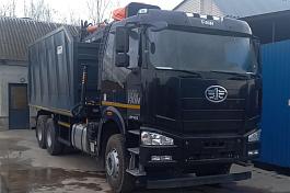 КМУ Ломовоз FAW 3250 (6*4, 420л.с., Евро-5), кузов 30 куб., Р97М, захват ГЛ-6М