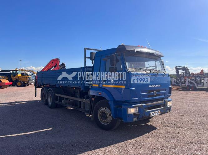 Купить КМУ КАМАЗ 65117 (6х4) + INMAN IM 150N б/у (2020 г.в., 294 000 км., 1500 м/ч) (4377) в компании Русбизнесавто - изображение 0