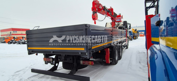 Купить КМУ FAW 3250 (6*4, 390л.с., Евро-5) + HANGLIM KS2056SM верх.упр. + бур 400мм. + борт сталь 8,0м. в компании Русбизнесавто - изображение 2