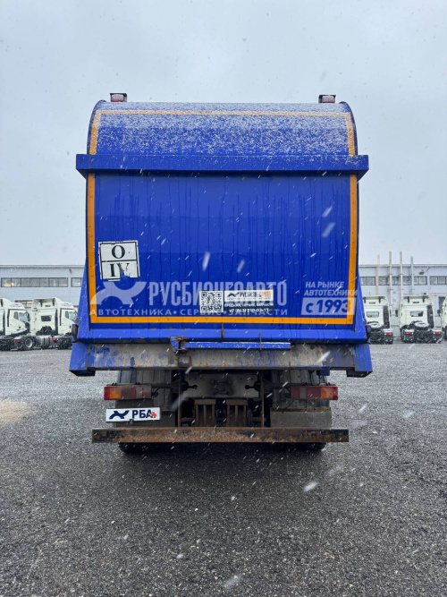 Купить Мусоровоз МБ18-М53-01 МАЗ 534025-585-013 бок.загр. 18м3, б/у (2022 г. 57 302 км)(4040)-Сбер комиссия в компании Русбизнесавто - изображение 5