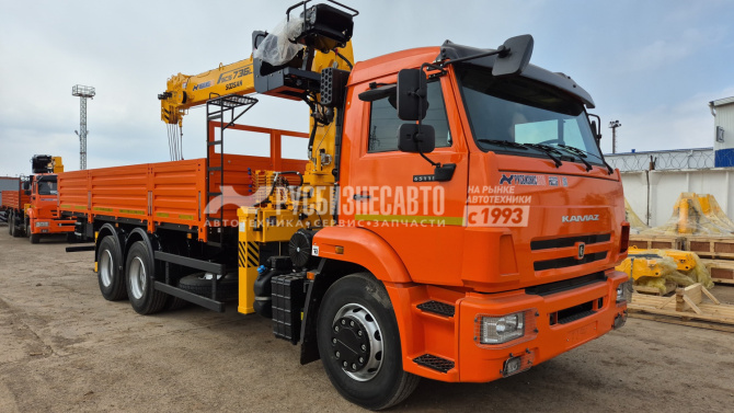 Купить КМУ КАМАЗ 65115-606058-48 (Евро-5) + SOOSAN SCS736LII верх.упр. + борт сталь 6,6м. в компании Русбизнесавто - изображение 3