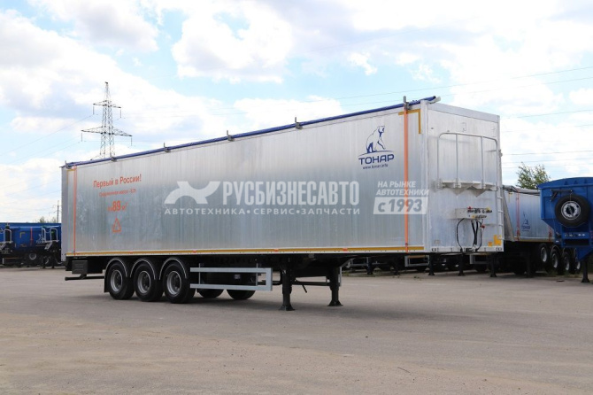 Купить ТОНАР SDP3-89 (95894) п/п 14,1м, сдвиж. пол, Al кузов, V-89м3, ССУ1150, диск. торм. щеповоз в компании Русбизнесавто - изображение 1