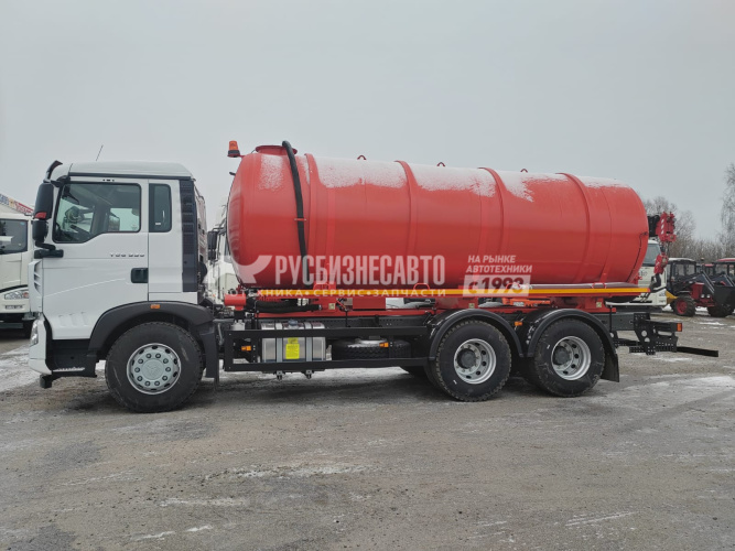 Купить МВ-17 HOWO T5G (6х4, шасси 4000) (вакуумная машина, 17 м3, насос КО-510, СПЕКТР) в компании Русбизнесавто - изображение 4