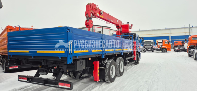 Купить КМУ КАМАЗ 65117-3010-48 (Евро-5) + HANGLIM KS2056SM верх.упр. + борт сталь 6,8м. в компании Русбизнесавто - изображение 2