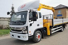 КМУ DONGFENG C120L + SOOSAN SCS524 нижн. упр. + борт алюминий 6200*2550*600мм. + доп.опоры СПМ