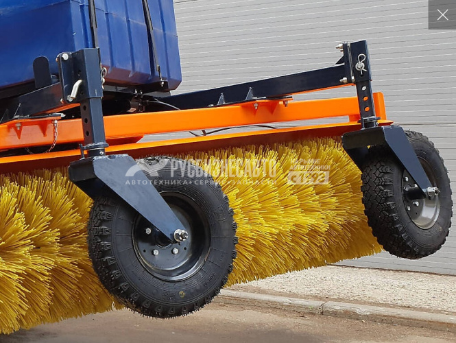 Купить Щетка коммунальная механическая от ВОМ, стандартная ширина захвата 1800мм(2 кардана, колеса 5*10) БЗ в компании Русбизнесавто - изображение 7