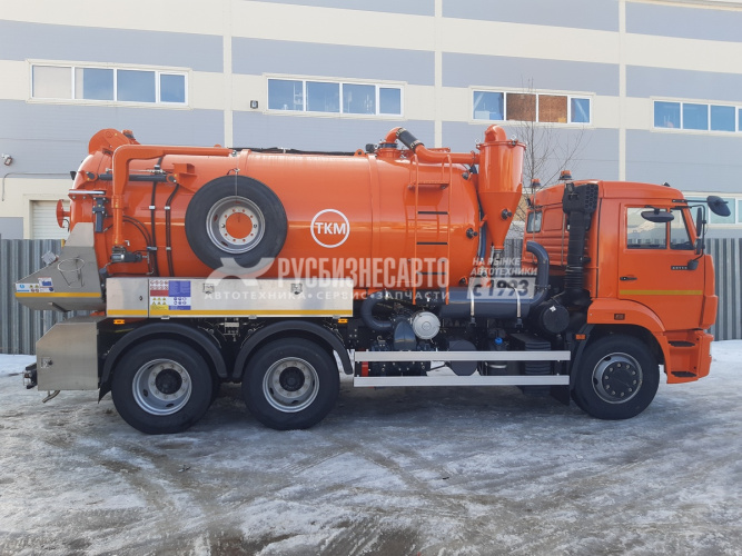 Купить ТКМ-620 (илосос КАМАЗ-65115, 10+1,5 м3, насос JUROP PVT-400 2600м3/час, сист. гидроразмыва) в компании Русбизнесавто - изображение 16