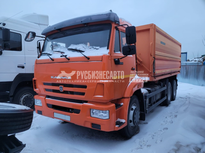Купить КАМАЗ 68901Е самосвал 3-х сторонний на шасси 65115 б/у (2021 г., 5370км.) в компании Русбизнесавто - изображение 8