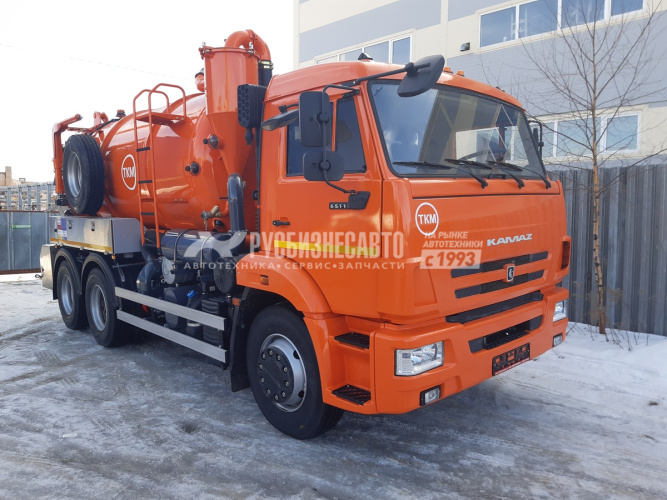 Купить ТКМ-620 (илосос КАМАЗ-65115, 10+1,5 м3, насос JUROP PVT-400 2600м3/час, сист. гидроразмыва) в компании Русбизнесавто - изображение 19