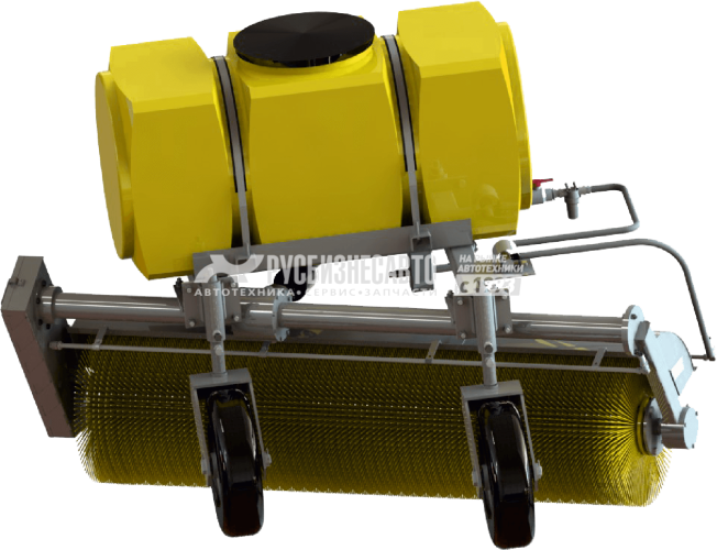 Купить Щетка МК-7 - с баком для воды (бак 500л, на базе МК-4.1 усиленные колеса) в компании Русбизнесавто - изображение 1