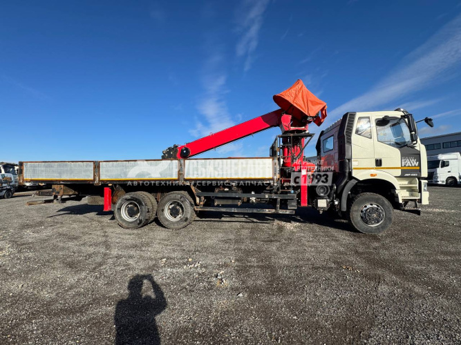 Купить КМУ FAW J6 (6x6) + HRS 216  б/у (2023 г.в. 38 141 км. 1140 м/ч)(6006) - Сбер комиссия в компании Русбизнесавто - изображение 4