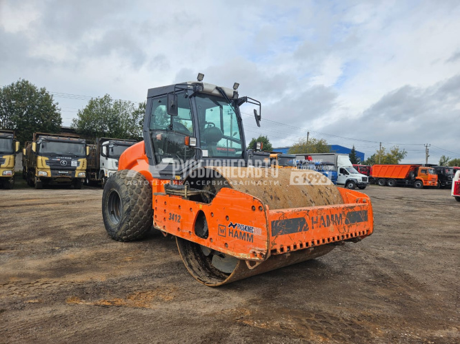 Купить Каток грунтовый HAMM 3412 б/у ( 2017г.; 10 575 м/ч) (3596) в компании Русбизнесавто - изображение 0