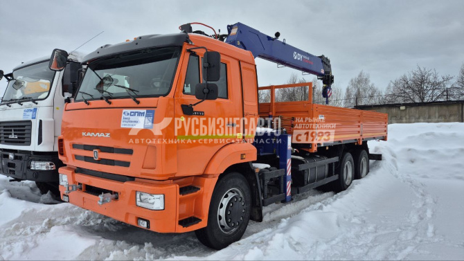 Купить КМУ КАМАЗ 65115-3094-48 (Евро-5) + ИКРАН (DongYang) RS1956 верх.упр. + борт сталь 6,2м. в компании Русбизнесавто - изображение 1