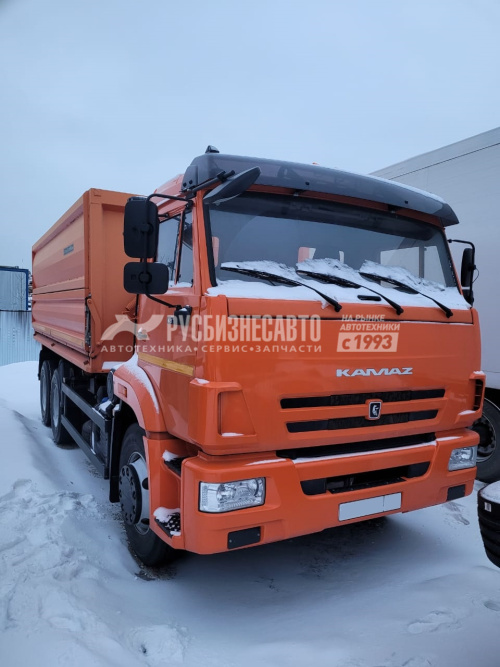 Купить КАМАЗ 68901Е самосвал 3-х сторонний на шасси 65115 б/у (2021 г., 5370км.) в компании Русбизнесавто - изображение 1