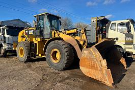 Фронтальный погрузчик CAT966L б/у (2018; 38 151м/ч)(0633)