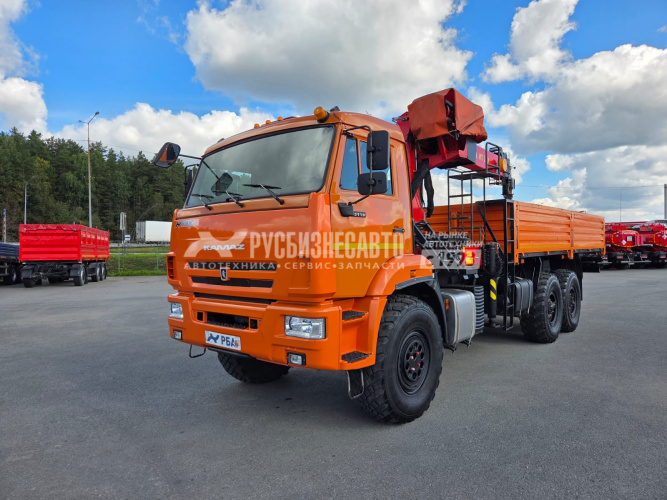 Купить КМУ Камаз 43118 (6х6) + ИНМАН ИТ-150 б/у (2023 г.в., 36 322 км., 509 м/ч) (7925) в компании Русбизнесавто - изображение 2