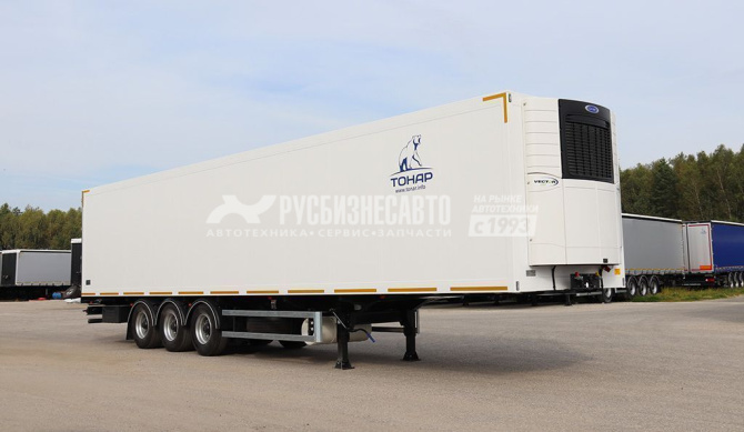 Купить ТОНАР R3-13 (97861) п/п рефрижератор, ХОУ Thermo King SLXI-300 30 R, L-13,6м, 3-оси, V-85м3, ССУ1150 в компании Русбизнесавто - изображение 1